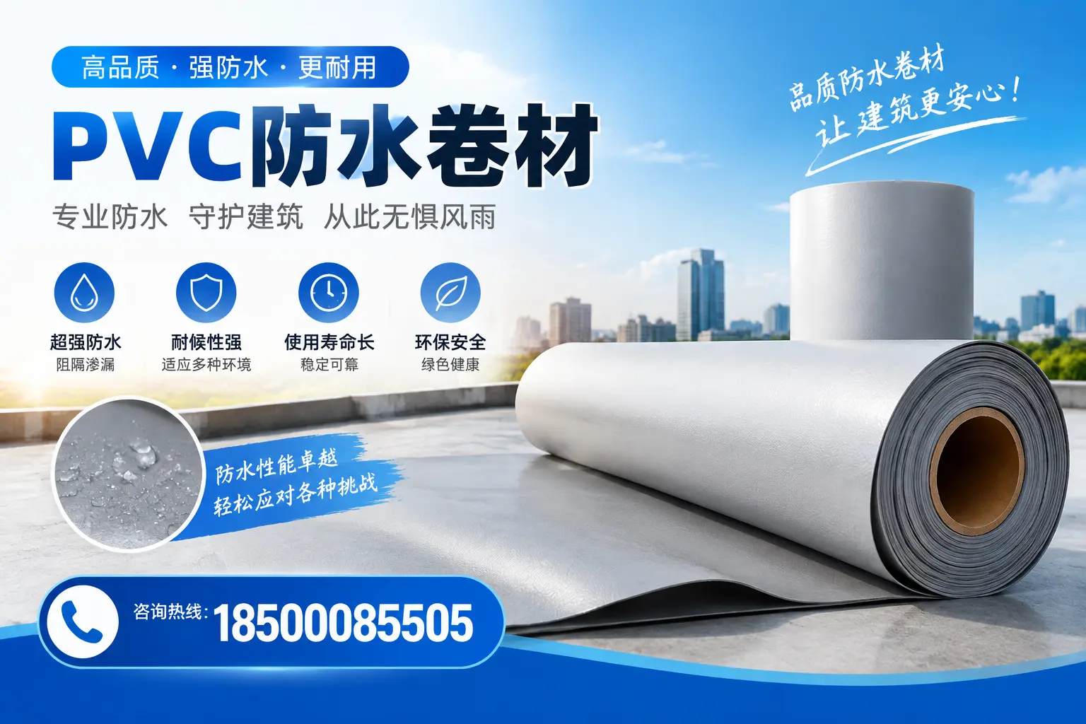 如何选择高质量的PVC防水卷材？海北消费者必看指南